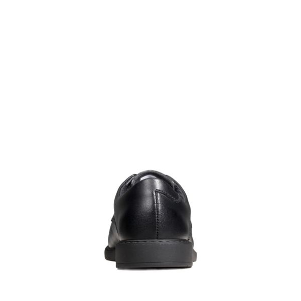 Clarks Boys Scala Loop Kid School Shoes Black | CA-2431960